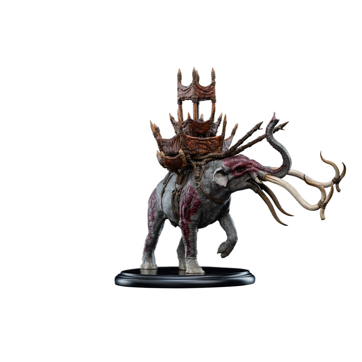 WETA WORKSHOP | THE LORD OF THE RINGS TRILOGY MUMAK IN BATTLE MINIATURE STATUE